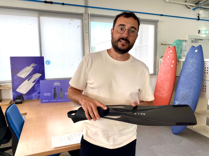 Designer Raphaël Vis presents the new palm "React" from Decathlon
